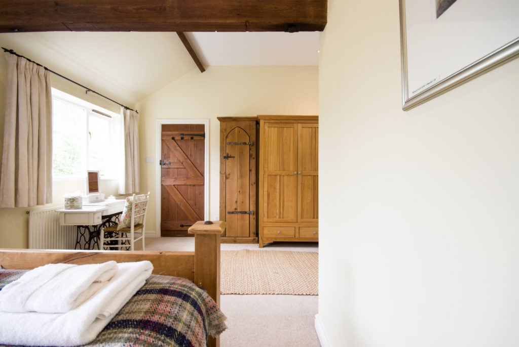 2019 Magdalen Cottage view from double bed