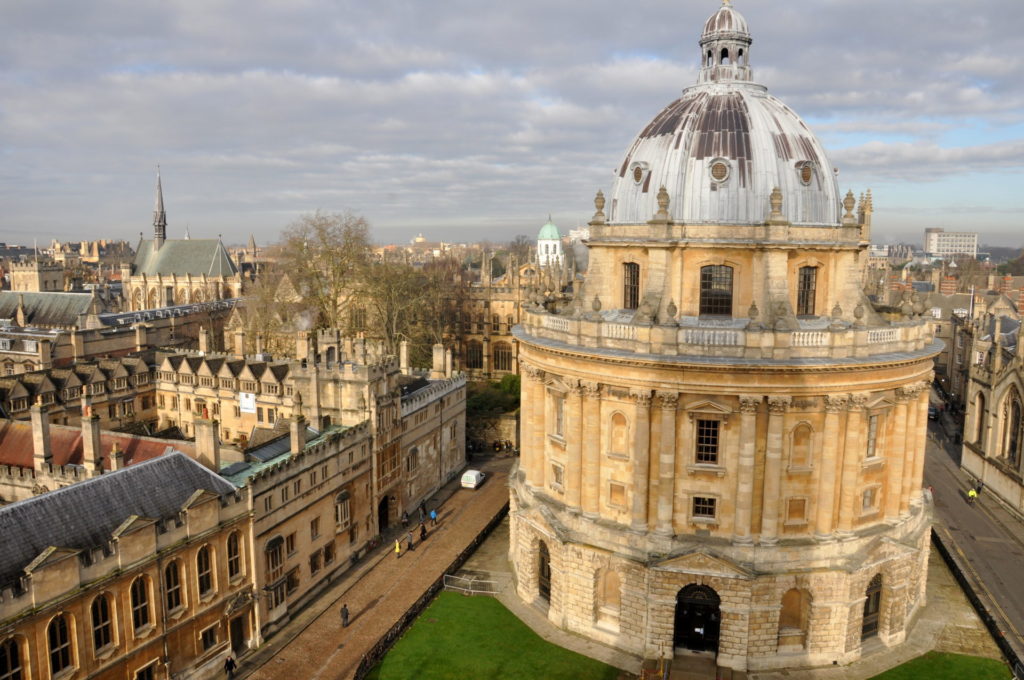 Exterior view of Radcliffe Camera.