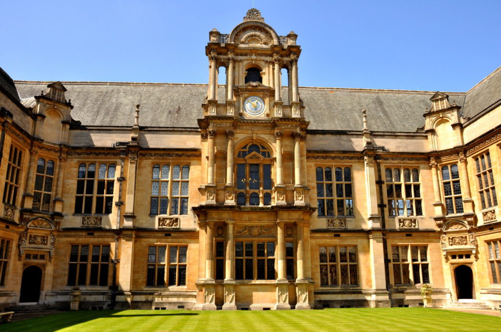 Exterior view of the Examination Schools in Oxford.